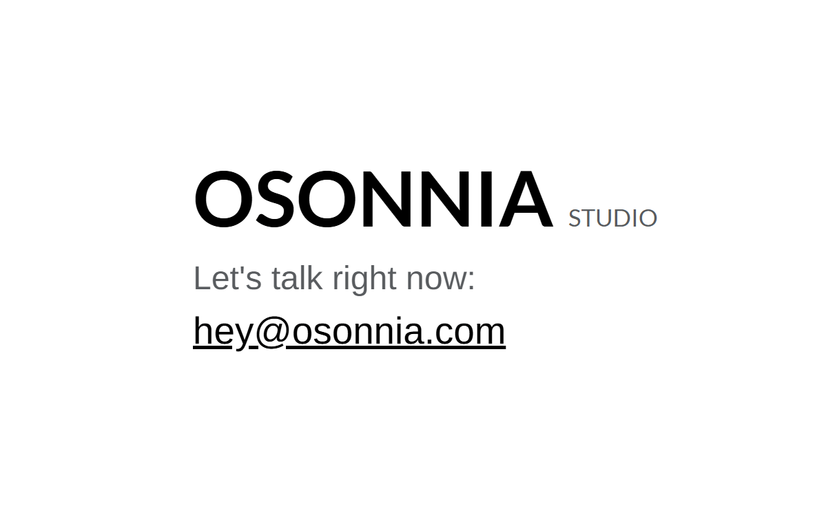 Osonnia Studio logo